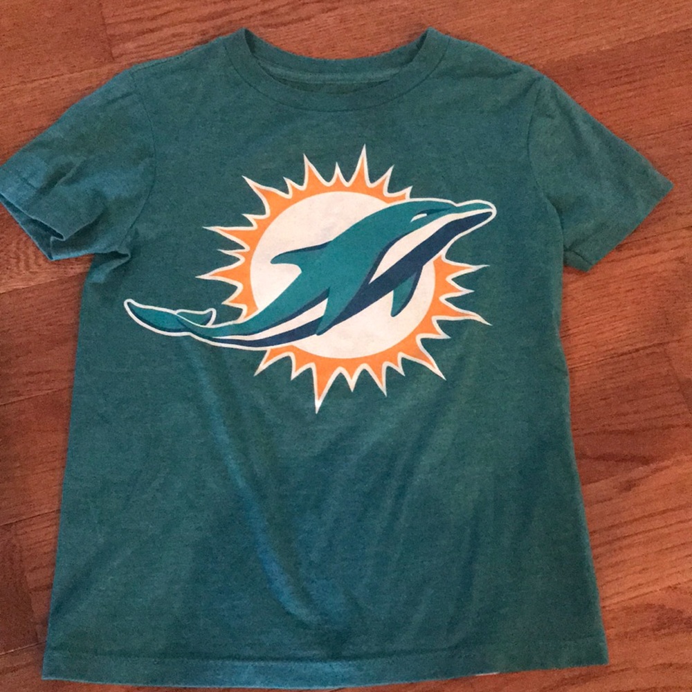 Boys NFL Tee Dolphins Team Apparel S/P 6-7